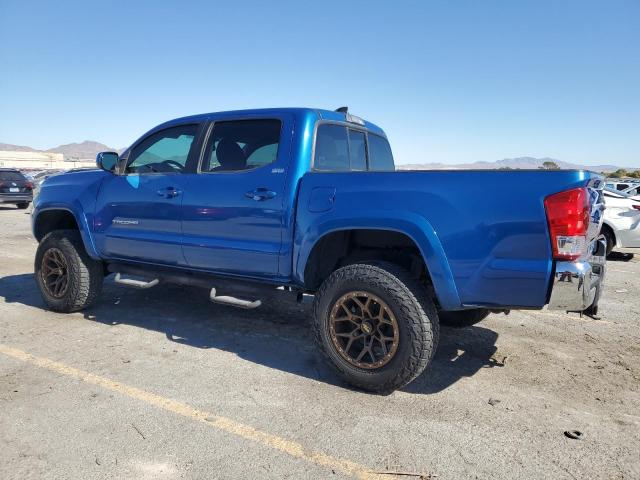 3TMAZ5CN9HM051648 - 2017 TOYOTA TACOMA DOUBLE CAB BLUE photo 2