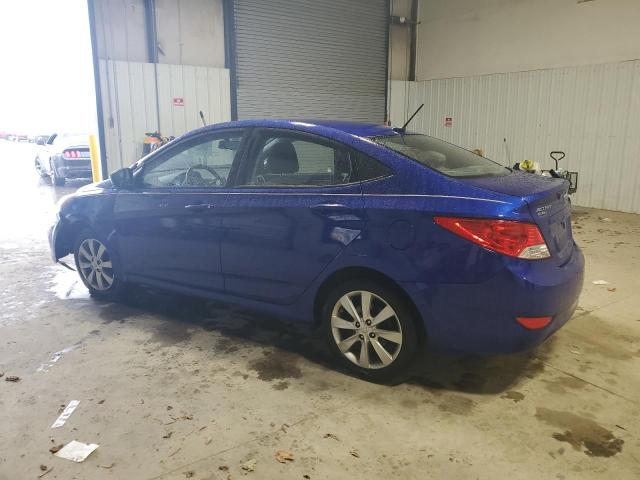 KMHCU4AE3DU277609 - 2013 HYUNDAI ACCENT GLS Көк фото 2