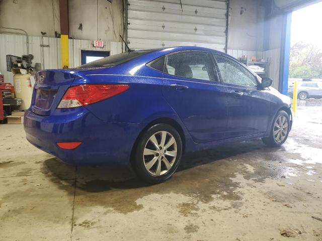 KMHCU4AE3DU277609 - 2013 HYUNDAI ACCENT GLS Көк фото 3