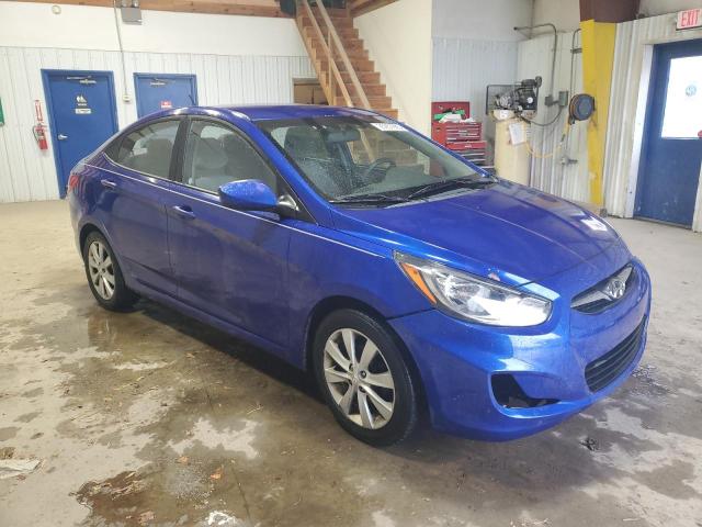 KMHCU4AE3DU277609 - 2013 HYUNDAI ACCENT GLS Көк фото 4
