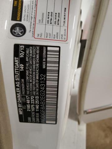 WDDGF8AB2EG243132 - 2014 MERCEDES-BENZ C 300 4MATIC WHITE photo 12