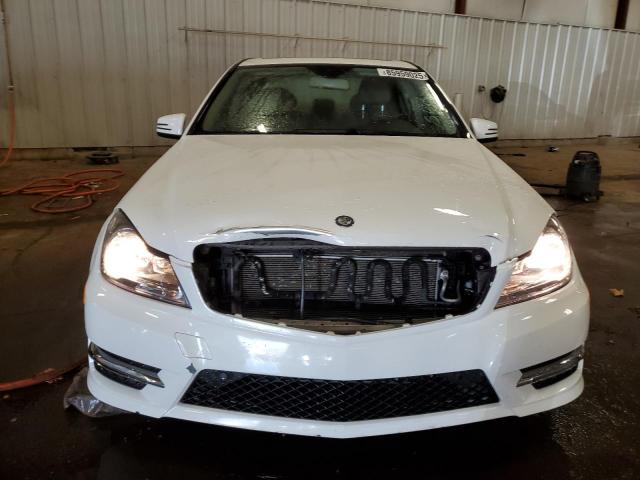 WDDGF8AB2EG243132 - 2014 MERCEDES-BENZ C 300 4MATIC WHITE photo 5