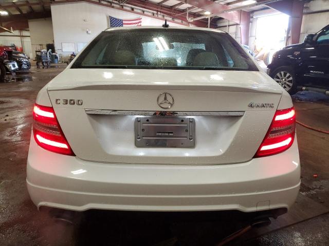 WDDGF8AB2EG243132 - 2014 MERCEDES-BENZ C 300 4MATIC WHITE photo 6