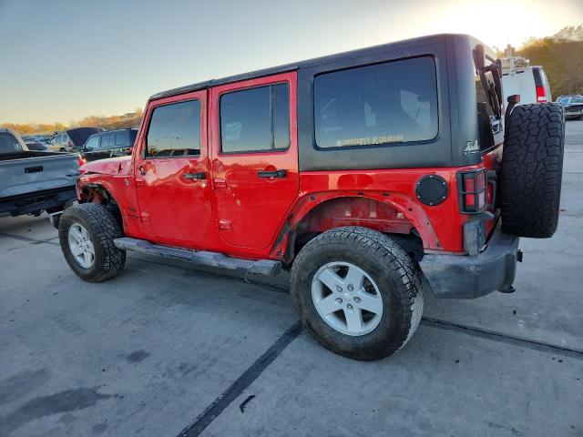 1C4BJWDG6FL509548 - 2015 JEEP WRANGLER U SPORT RED photo 2