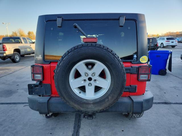 1C4BJWDG6FL509548 - 2015 JEEP WRANGLER U SPORT RED photo 6