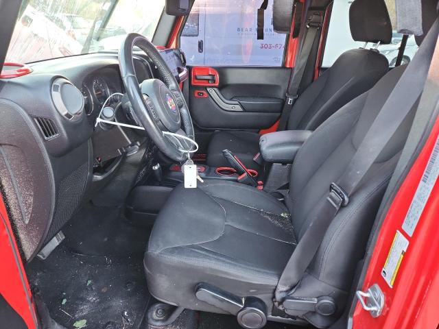 1C4BJWDG6FL509548 - 2015 JEEP WRANGLER U SPORT RED photo 7