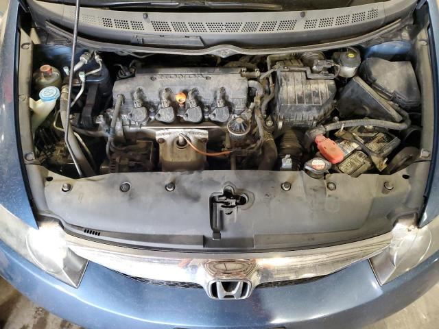 19XFA16589E009677 - 2009 HONDA CIVIC LX BLUE photo 11