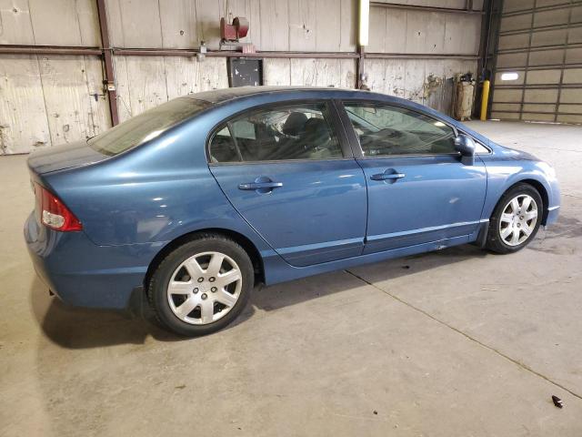 19XFA16589E009677 - 2009 HONDA CIVIC LX BLUE photo 3