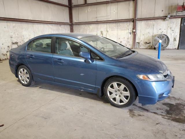 19XFA16589E009677 - 2009 HONDA CIVIC LX BLUE photo 4