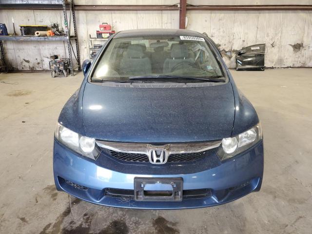 19XFA16589E009677 - 2009 HONDA CIVIC LX BLUE photo 5