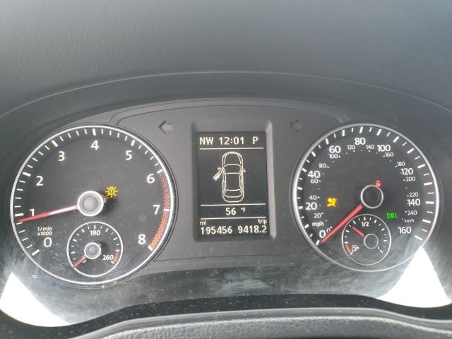 1VWBP7A37DC106713 - 2013 VOLKSWAGEN PASSAT SE SILVER photo 9