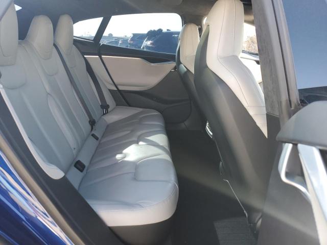 5YJSA1E20FF112975 - 2015 TESLA MODEL S BLUE photo 10