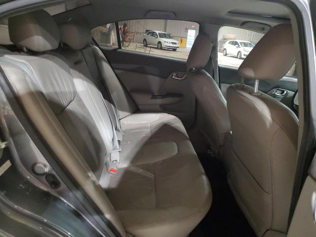 2HGFB2F90CH319096 - 2012 HONDA CIVIC EXL ნაცრისფერი ფოტო 10