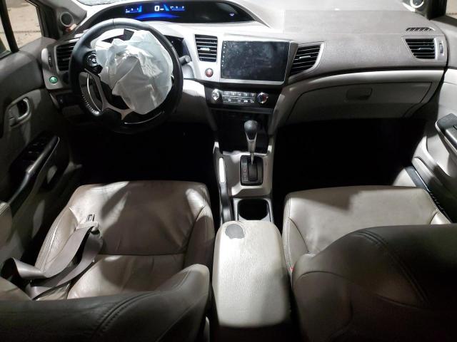 2HGFB2F90CH319096 - 2012 HONDA CIVIC EXL ნაცრისფერი ფოტო 8