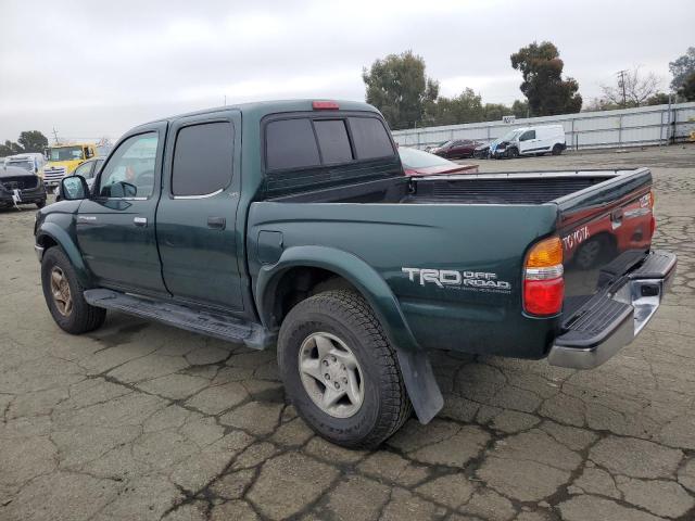 5TEGN92N61Z827824 - 2001 TOYOTA TACOMA DOUBLE CAB PRERUNNER GREEN photo 2