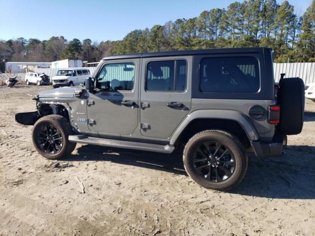 1C4JJXP68MW800049 - 2021 JEEP WRANGLER U SAHARA 4XE GRAY photo 2