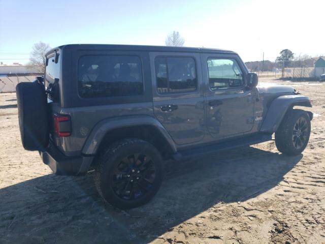 1C4JJXP68MW800049 - 2021 JEEP WRANGLER U SAHARA 4XE GRAY photo 3