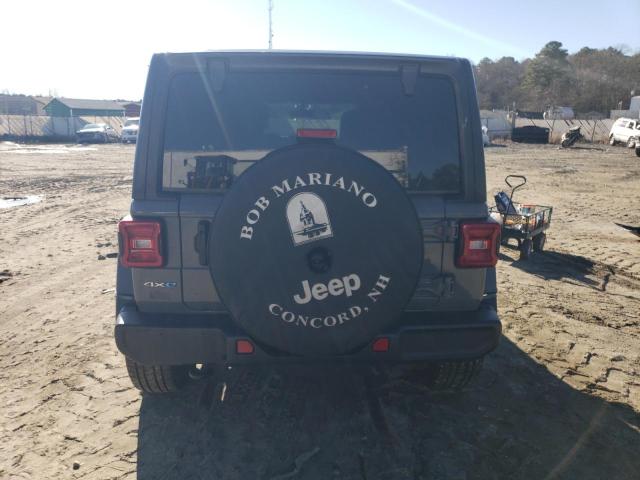 1C4JJXP68MW800049 - 2021 JEEP WRANGLER U SAHARA 4XE GRAY photo 6