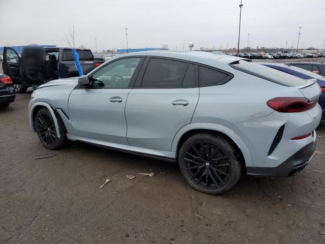 5UX43EX08R9S67874 - 2024 BMW X6 M60I ნაცრისფერი ფოტო 2