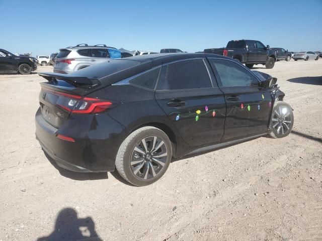 19XFL1H79RE021846 - 2024 HONDA CIVIC EXL BLACK photo 3