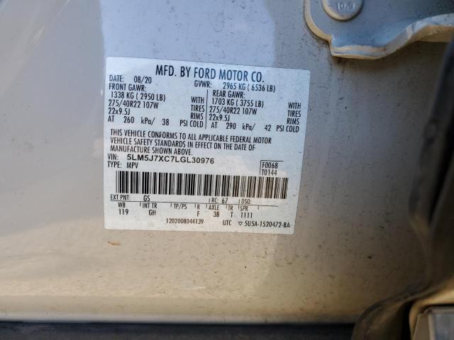 5LM5J7XC7LGL30976 - 2020 LINCOLN AVIATOR RESERVE CREAM photo 14
