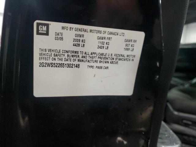 2G2WP552061121724 - 2006 PONTIAC GRAND PRIX 黑色 照片 12