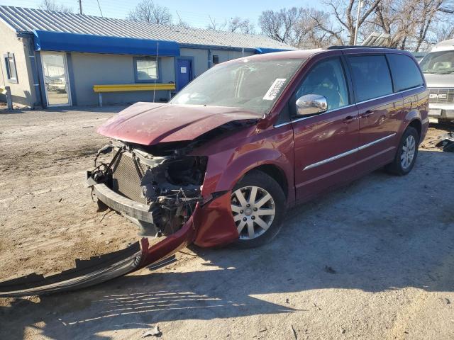 2C4RC1CG3CR124867 - 2012 CHRYSLER TOWN & COU TOURING L RED photo 1