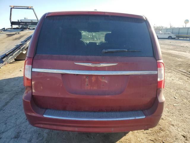 2C4RC1CG3CR124867 - 2012 CHRYSLER TOWN & COU TOURING L RED photo 6