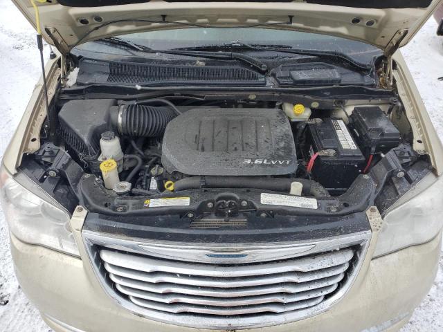 2C4RC1CG7CR146094 - 2012 CHRYSLER TOWN & COU TOURING L BEIGE photo 12