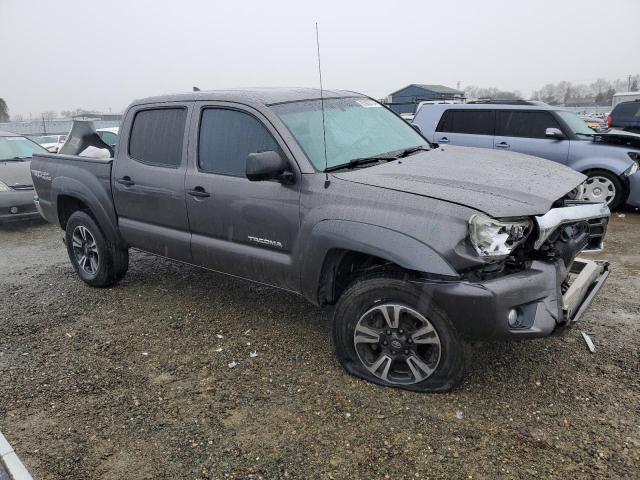 5TFJU4GN7FX078616 - 2015 TOYOTA TACOMA DOUBLE CAB PRERUNNER GRAY photo 4