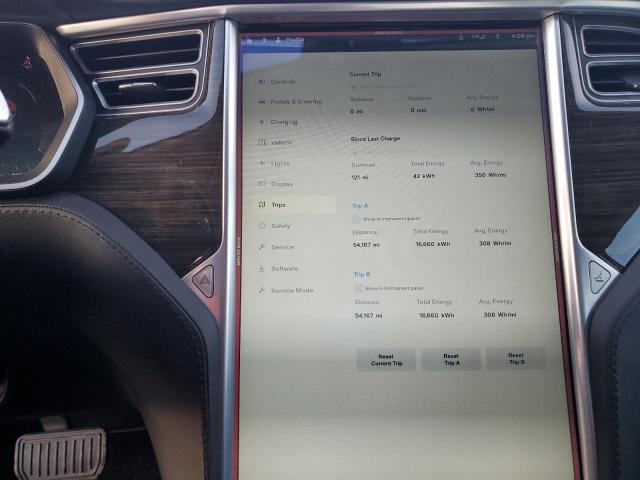 5YJSA1H12EFP43535 - 2014 TESLA MODEL S BLACK photo 9