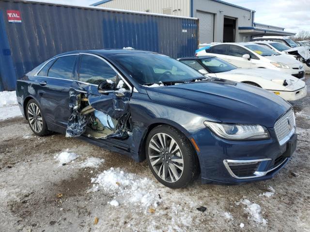 3LN6L5F94HR609149 - 2017 LINCOLN MKZ RESERVE ლურჯი ფოტო 4