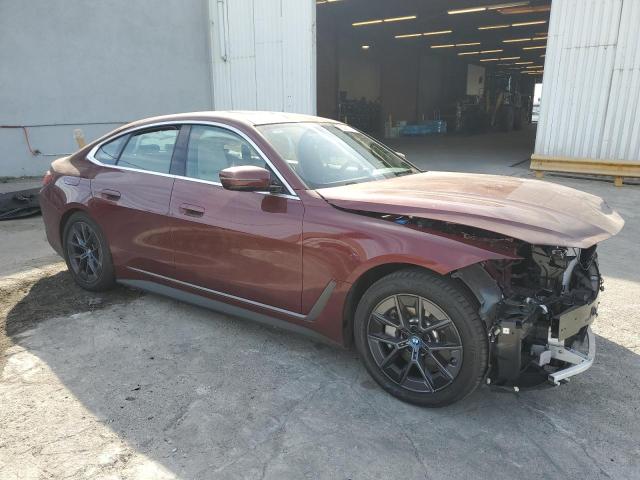 WBY43AW00RFS13061 - 2024 BMW I4 EDRIVE 35 BURGUNDY photo 4