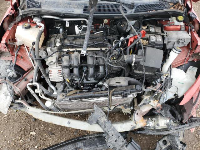 3FADP4BJ0KM162209 - 2019 FORD FIESTA SE წითელი ფოტო 11