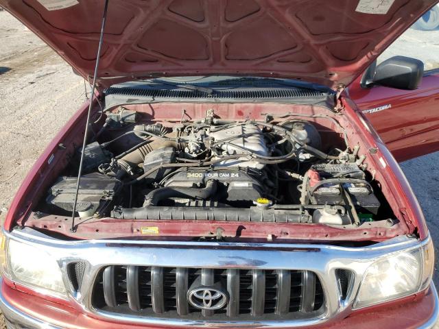 5TESN92N22Z895243 - 2002 TOYOTA TACOMA XTRACAB PRERUNNER Շագանակագույն լուսանկար 11