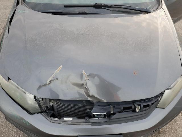 2HGFB2F90CH574752 - 2012 HONDA CIVIC EXL ნაცრისფერი ფოტო 11