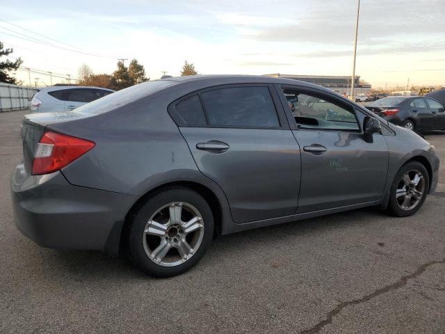 2HGFB2F90CH574752 - 2012 HONDA CIVIC EXL ნაცრისფერი ფოტო 3
