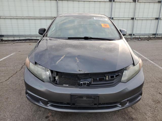 2HGFB2F90CH574752 - 2012 HONDA CIVIC EXL ნაცრისფერი ფოტო 5