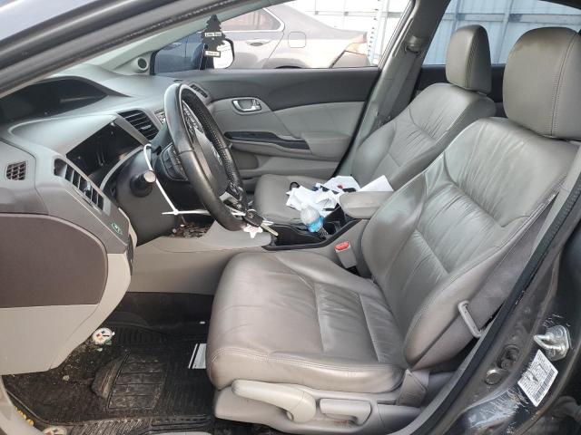 2HGFB2F90CH574752 - 2012 HONDA CIVIC EXL ნაცრისფერი ფოტო 7