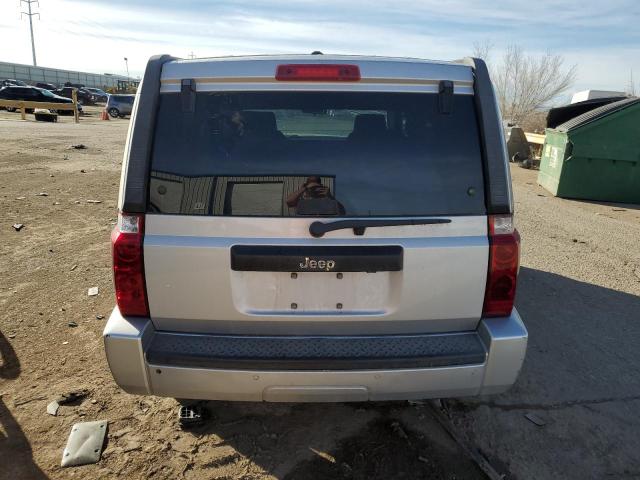 1J8HH48KX8C105432 - 2008 JEEP COMMANDER SPORT فضي صورة 6
