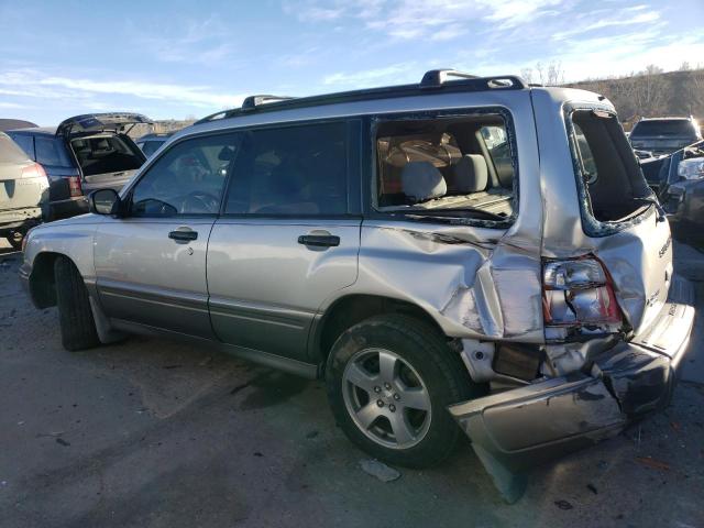 JF1SF6556YH731436 - 2000 SUBARU FORESTER S SILVER photo 2