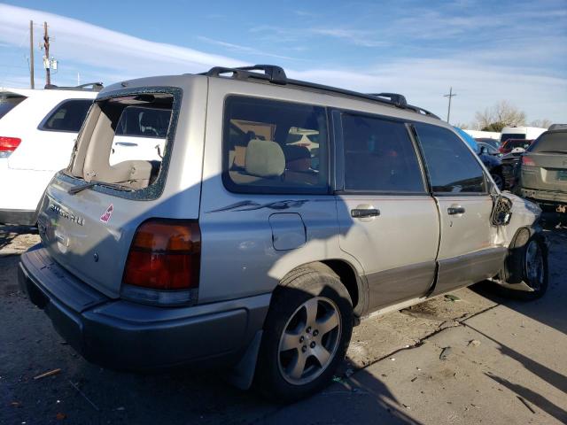JF1SF6556YH731436 - 2000 SUBARU FORESTER S SILVER photo 3