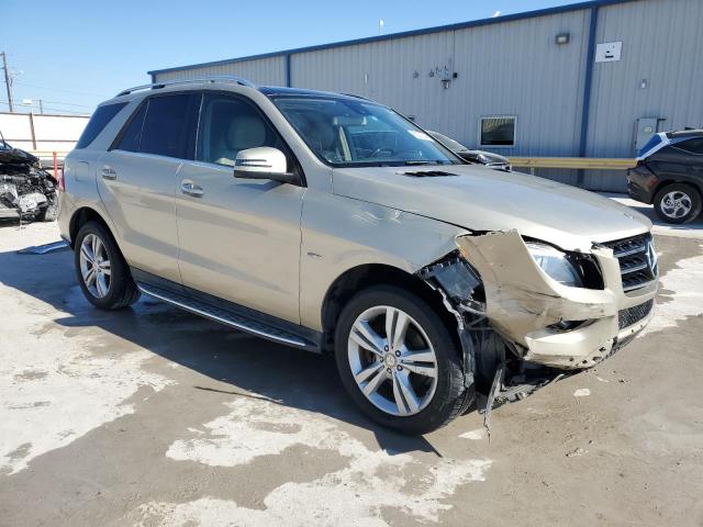 4JGDA5HB3CA027690 - 2012 MERCEDES-BENZ ML 350 4MATIC TAN photo 4