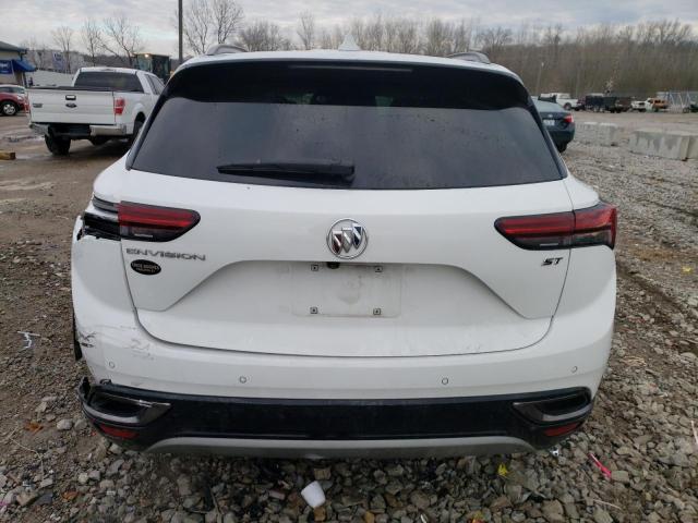 LRBAZLR45MD196001 - 2021 BUICK ENVISION PREFERRED WHITE photo 6