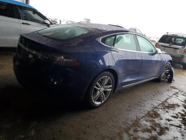 5YJSA1E10FF119920 - 2015 TESLA MODEL S BLUE photo 3
