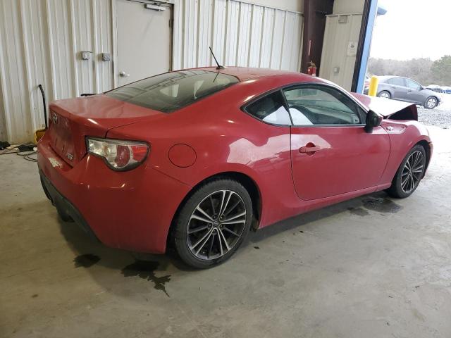 JF1ZNAA1XD2722338 - 2013 TOYOTA SCION FR-S RED photo 3