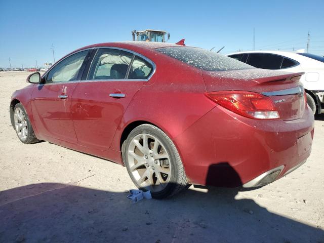 2G4GV5GV2D9214722 - 2013 BUICK REGAL GS RED photo 2