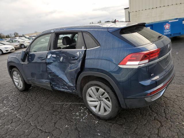 1V2HC2CA9NC231106 - 2022 VOLKSWAGEN ATLAS CROS SE BLUE photo 2