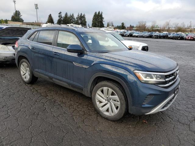 1V2HC2CA9NC231106 - 2022 VOLKSWAGEN ATLAS CROS SE BLUE photo 4