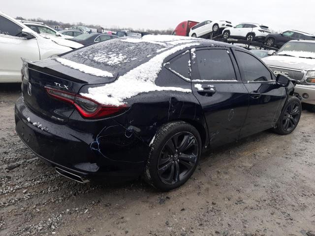 19UUB6F50MA011146 - 2021 ACURA TLX TECH A BLACK photo 3